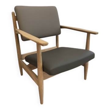 Vintage lounge chair from Czechoslovakia from the 1960s.