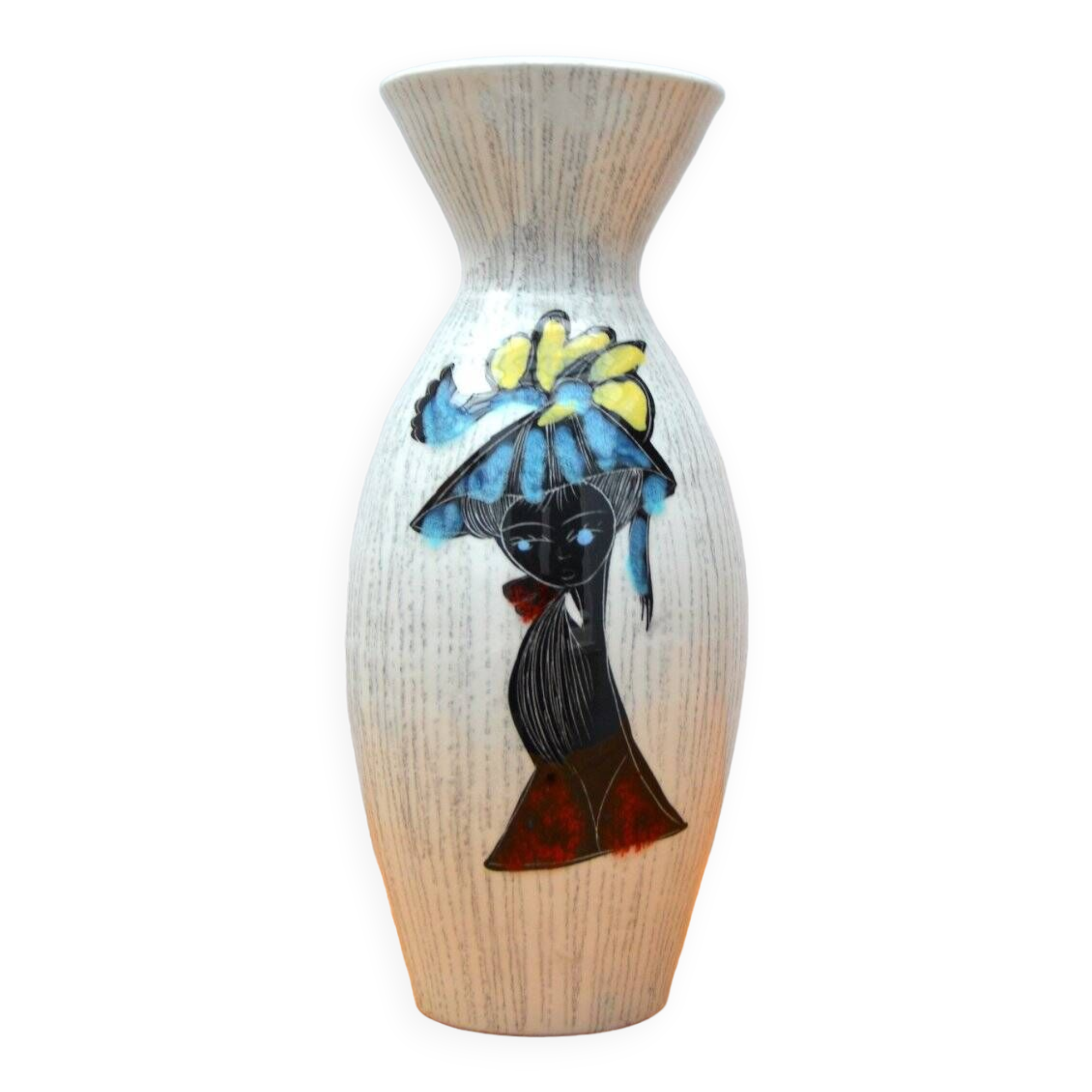 Vase en céramique » La Settimello » Italie vintage 1950s