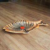 Empty pocket fish shape ceramic