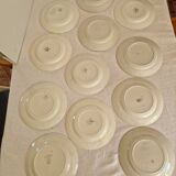 Set of 12 mismatched dinner plates