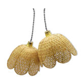 Duo de suspensions en osier