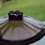 Large ornamental punch bowl/Art Deco pot Amethyst August Walther