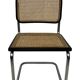 Cesca chair b32 model in chrome and black by Marcel Breuer
