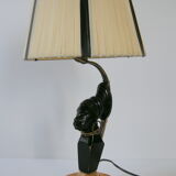 Vintage lamp wood 1950
