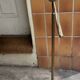 Night valet in brass and mahogany, neoclassical 20th century.