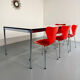 Lot of 4 chairs Series 7 model 3107 design Arne Jacobsen /Fritz Hansen