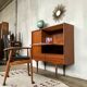Scandinavian high sideboard in teak 1960s