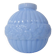 old blue opaline Art Deco ball vase 1920-1930