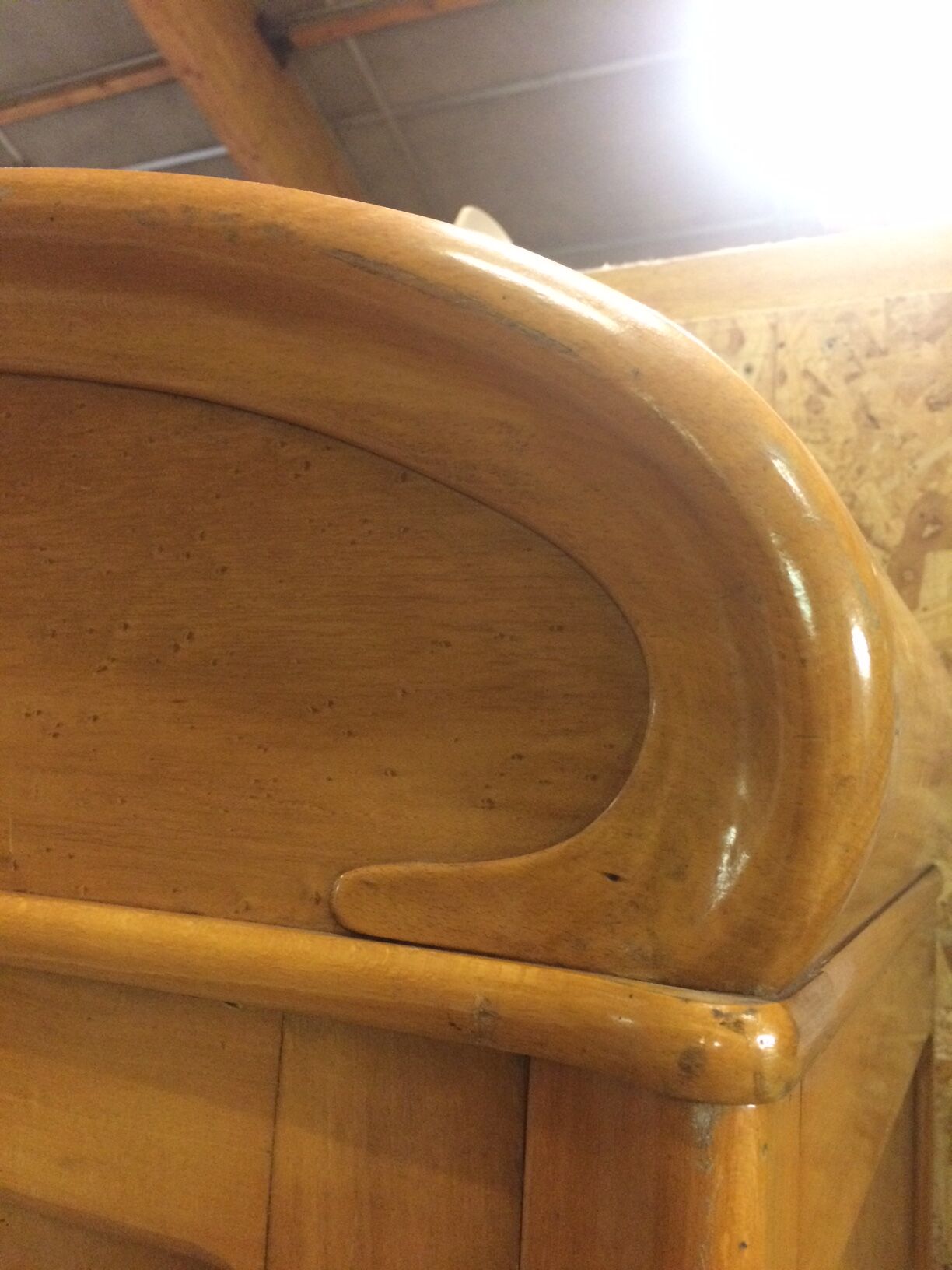 Art Deco cabinet in oak and veneer