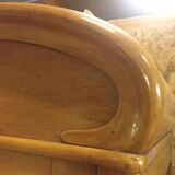 Art Deco cabinet in oak and veneer