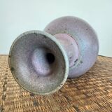 Christian Deville purple stoneware vase