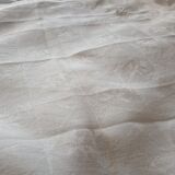 Tablecloth and its 12 damasee towels floral decorations rockery embroidered monogram