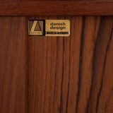 Midcentury Danish sideboard in teak with tambour doors by Løvig 1960s