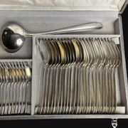 Tableware, silver-plated cutlery Argenta hallmark around 1970