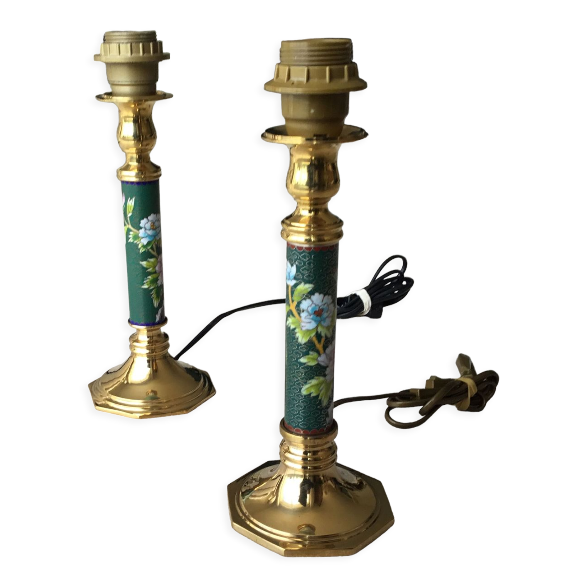 Two lamp bases