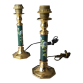 Two lamp bases