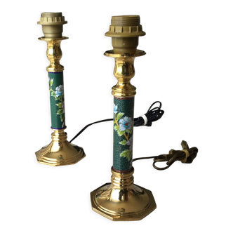 Two lamp bases