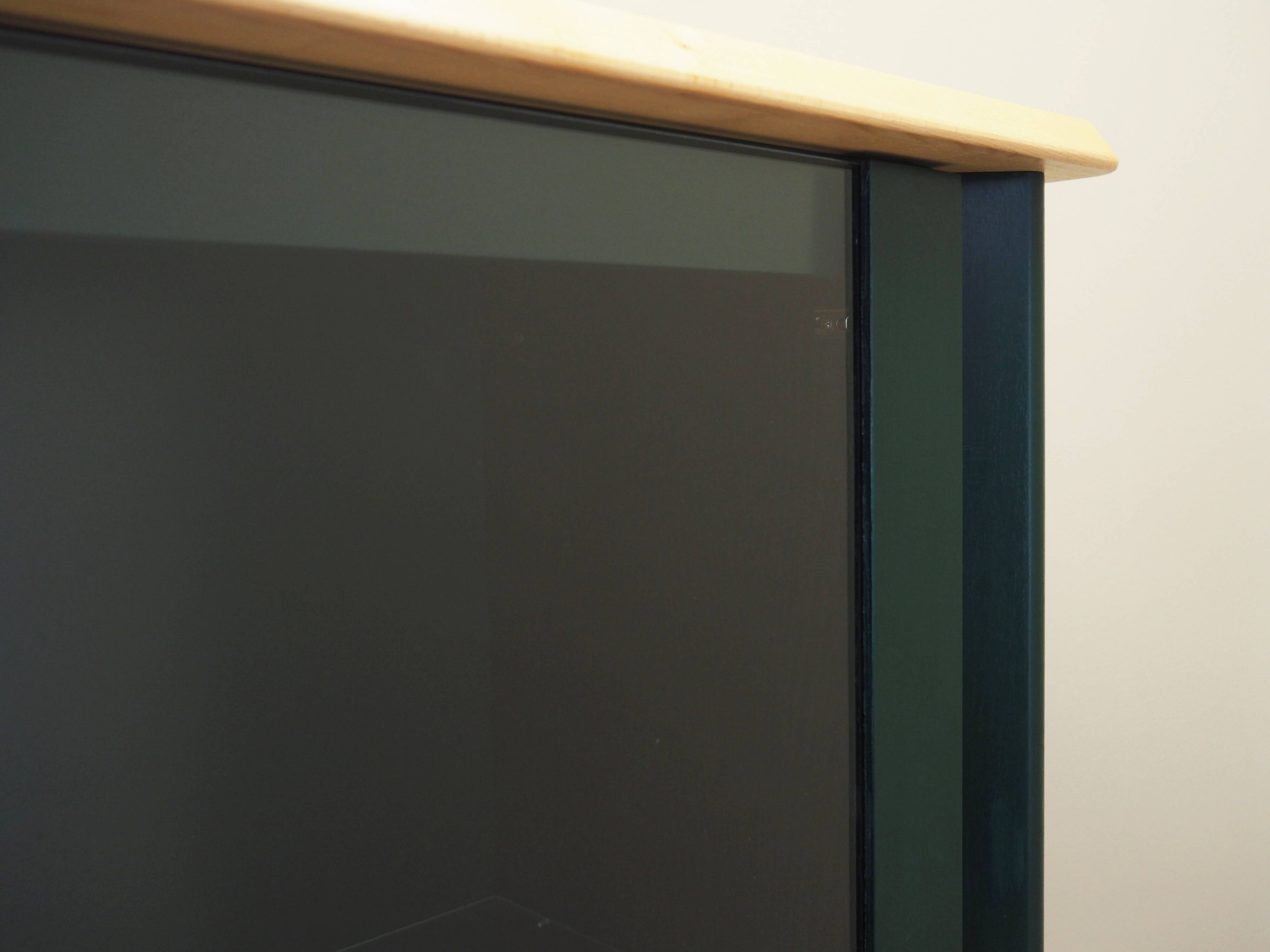 Vitrine en chêne, design danois, années 1980, production : Danemark