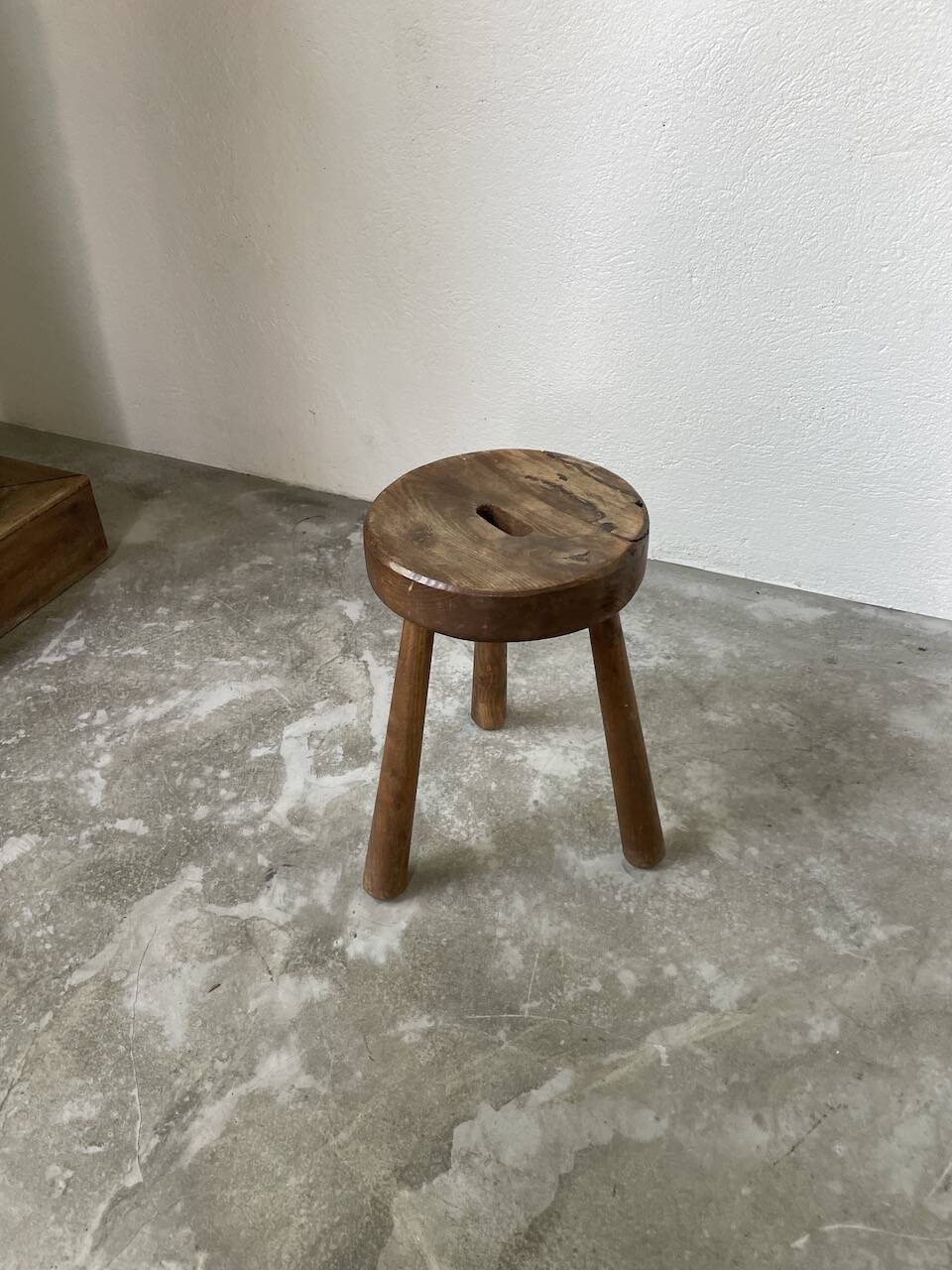 Oak tripod stool 1950