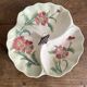 Art Nouveau slip dish with poppy decoration