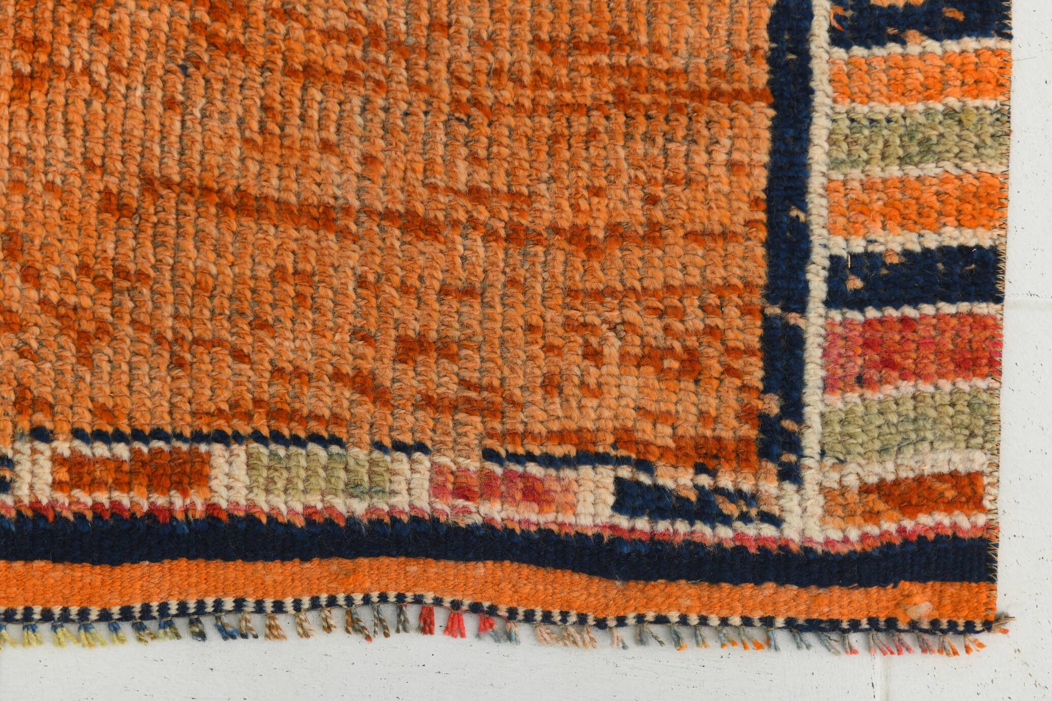 Rustic Boho Runner, Turkish Runner Rug, Sof Palette Rug, 86x302Cm