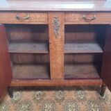 Art Deco burr walnut sideboard