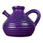Cruche vintage allemande violette de Marei Majolikafabrik Jean Fuss & Sohn, Rheinbach, années 1970