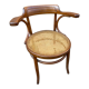 Viennese curved wood armchair Fischel circa 1920