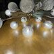 Lustre Sputnik 15 boules filament de verre