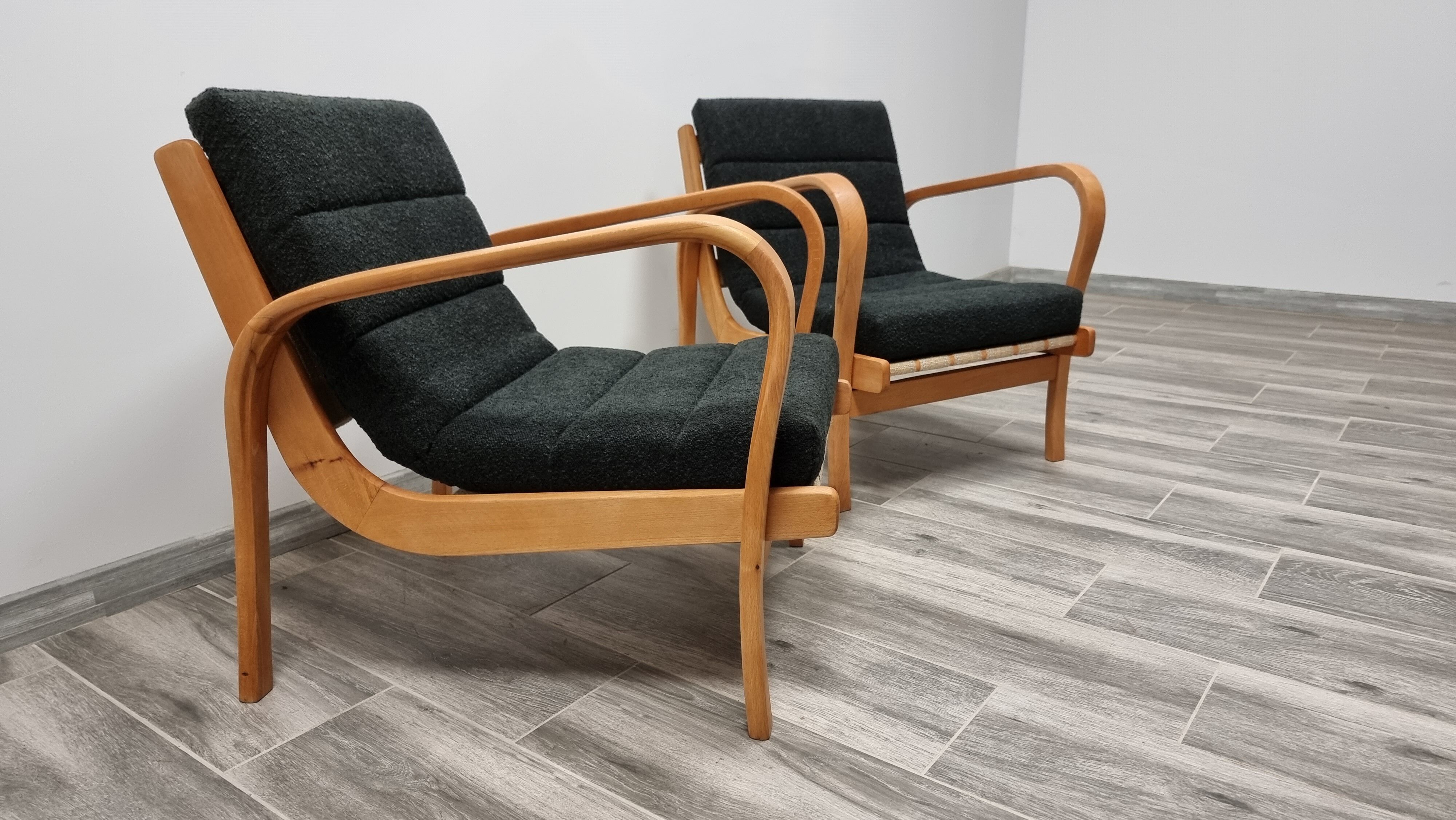 Pair of armchairs by K. Kozelka & A. Kropacek