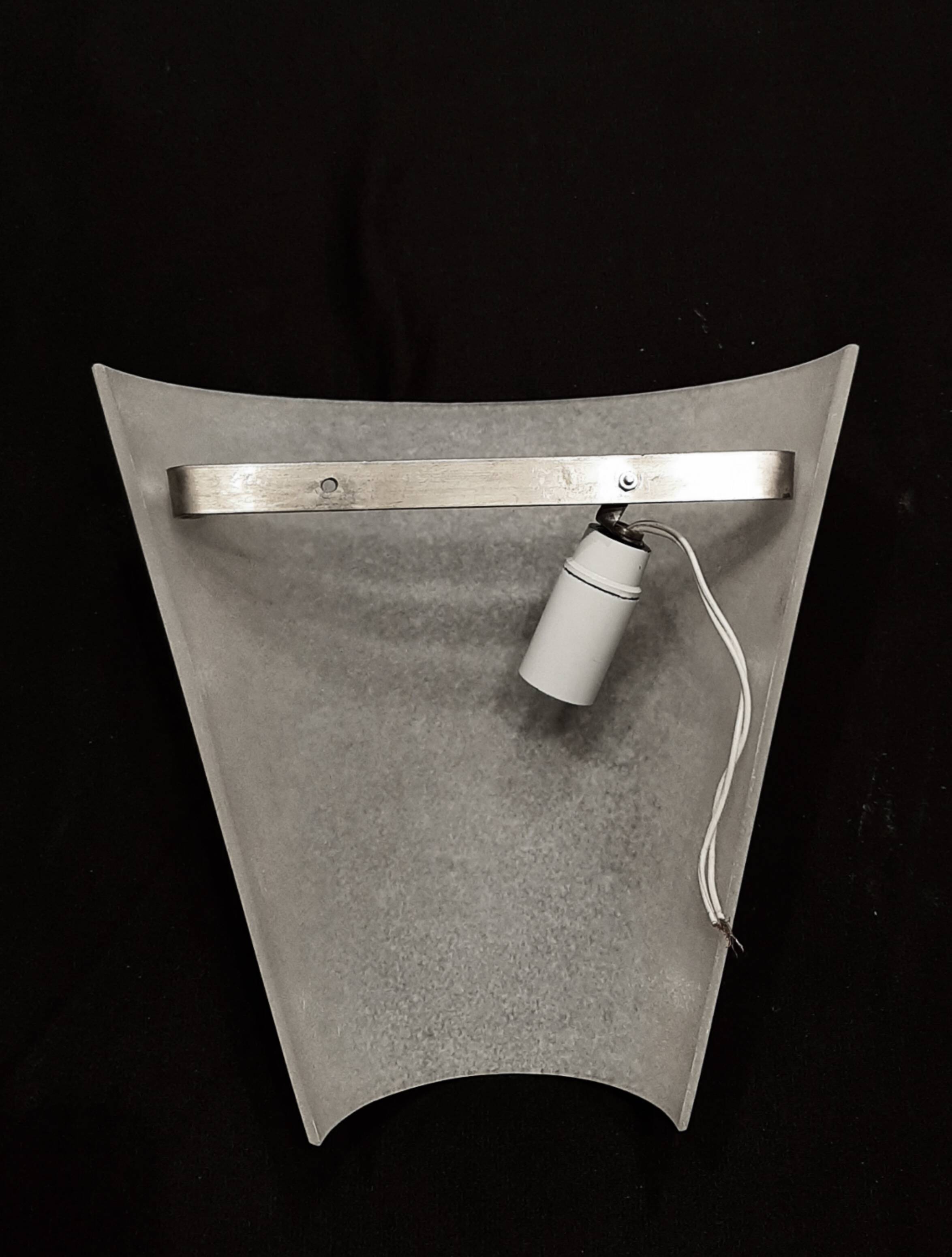 Murano Italy pair of mid century wall lights