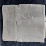 Damask linen tablecloth