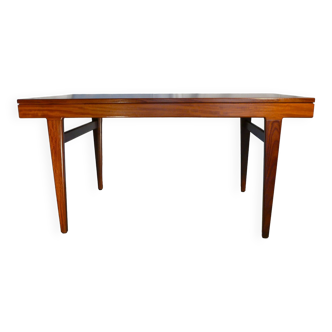 Table rectangulaire extensible vintage scandinave