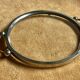 Art Deco tray - Leather & Stainless steel - Very good condition