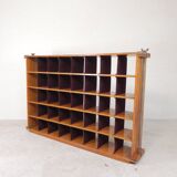 Sorting cabinet, compartment cabinet with 40 pieces of waste, 1950s