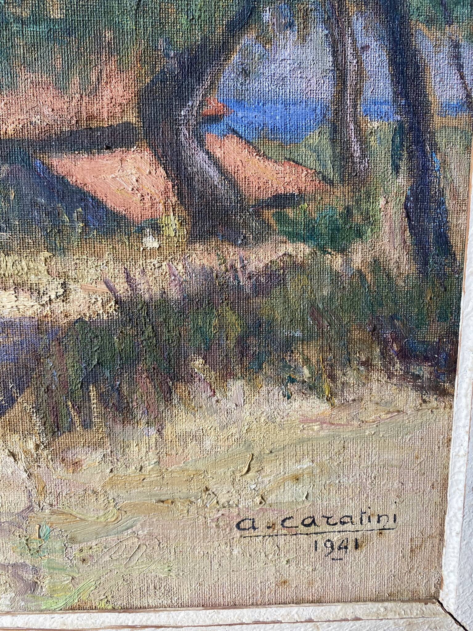 Paysage du sud de la France de 1941
