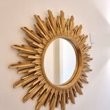 Gold color mirror