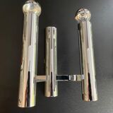 Pair of double wall lamps from Sciolari Italy 1960