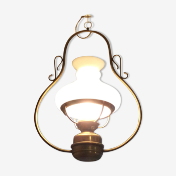 Brass hanging lamp