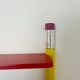 Wall shelf by Pierre Sala giant crayons from the 80s.