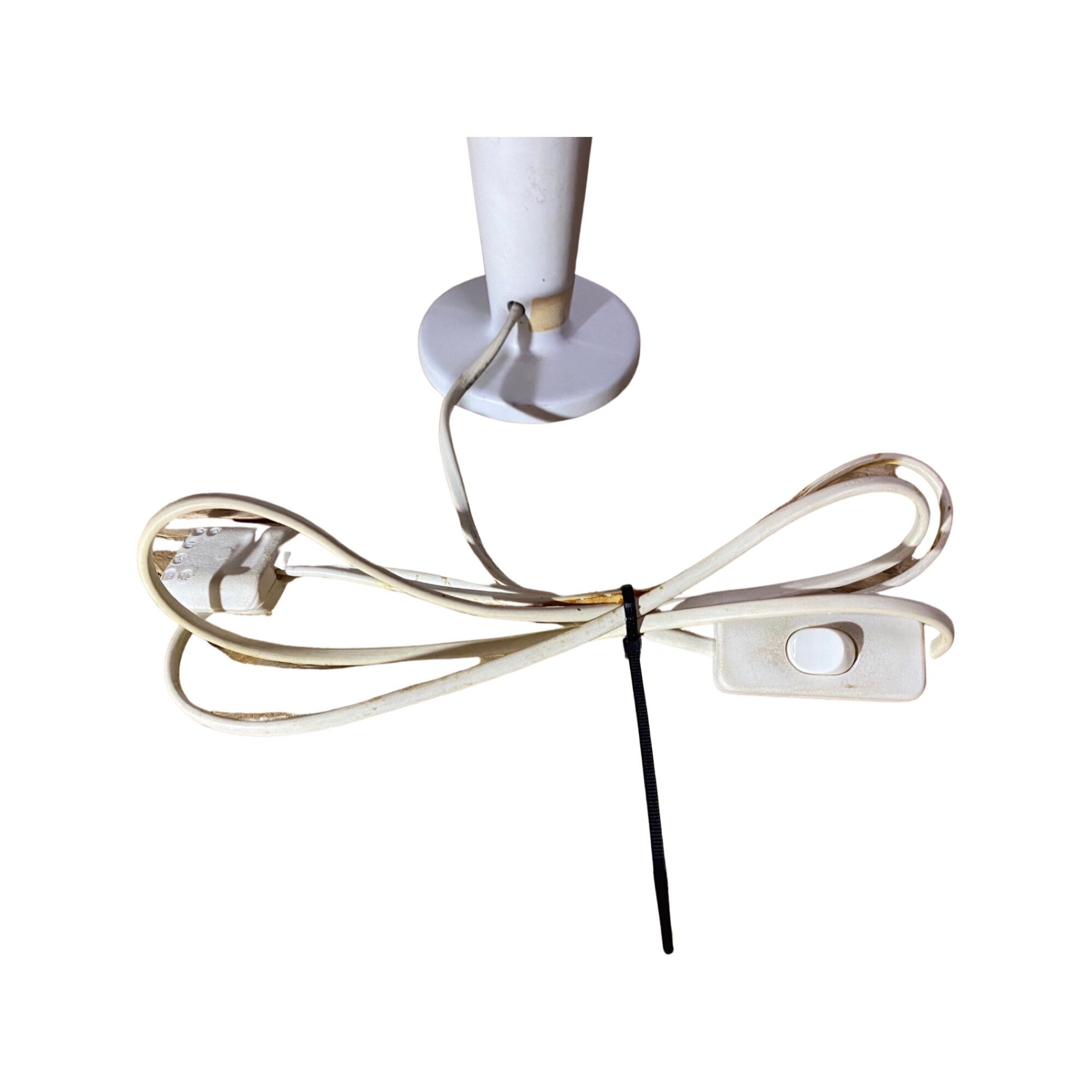 60s Ceramic/Brass Table Light From LYSKILDE Denmark | Vintage LYSKILDE Designer Table Lamp