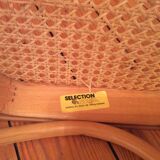 2 vintage canned chairs