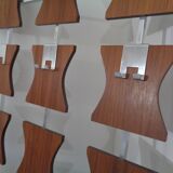 Mid-Century Teak Wardrobe with Hat and Coat Rack, 1960s