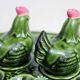 Salt and pepper earthenware egg set