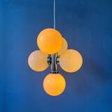 Pendant lamp chrome 70s