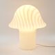 Striped glass mushroom table lamp from Peill & Putzler Germany 1970s