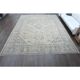 1970s Vintage Persian Handmade Wool Cotton Light Brown Area Rug 302x394