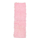 Tapis runeur rose vintage 98x314cm