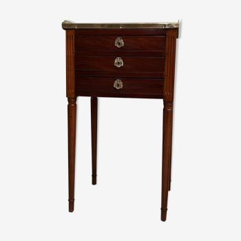 Chiffonniere Table In Mahogany period Louis XVI Late eighteenth