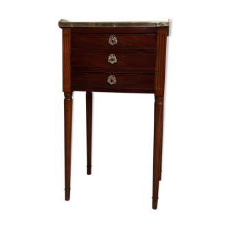 Chiffonniere Table In Mahogany period Louis XVI Late eighteenth